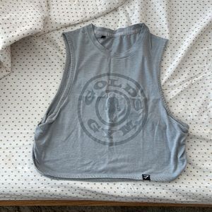 Gymshark Gold’s Gym crop top